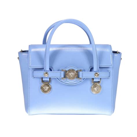 versace collection bag blue|Versace handbags outlet online.